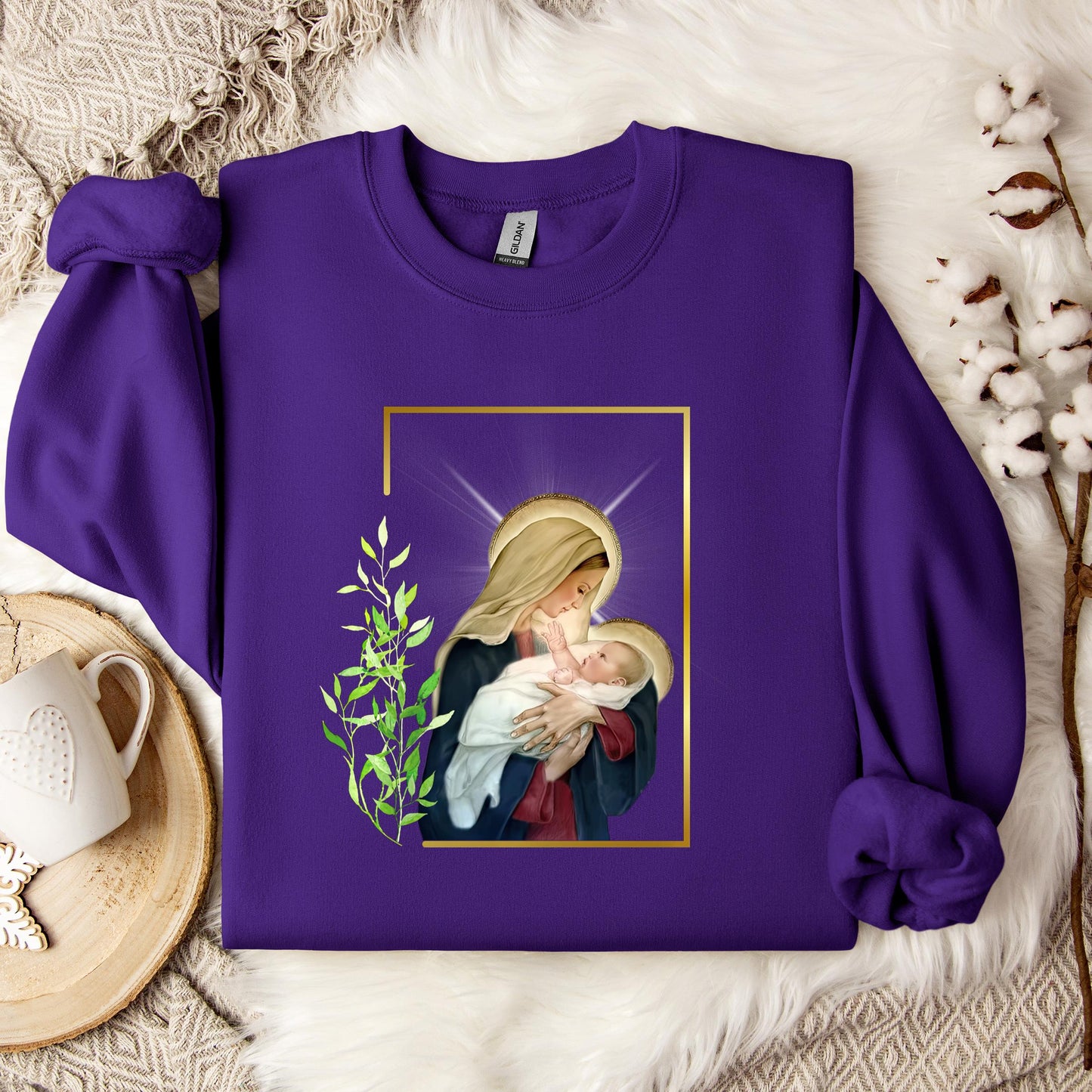 The Holy Virgin Mary 38 Sweatshirt