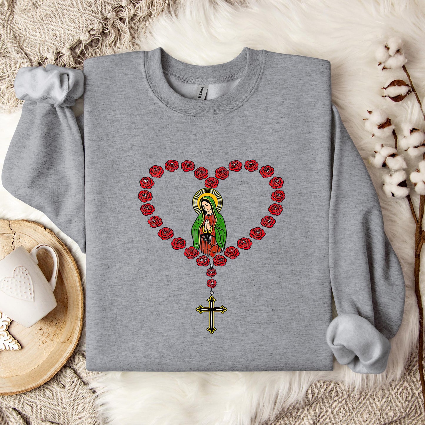 The Holy Virgin Mary 39 Sweatshirt