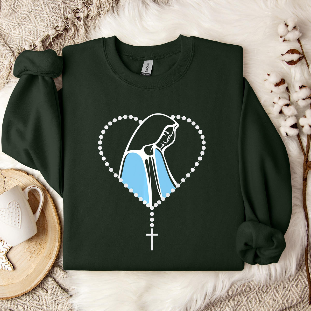 The Holy Virgin Mary 42 Sweatshirt