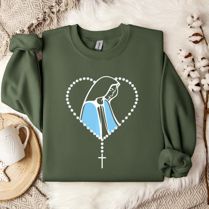 The Holy Virgin Mary 42 Sweatshirt