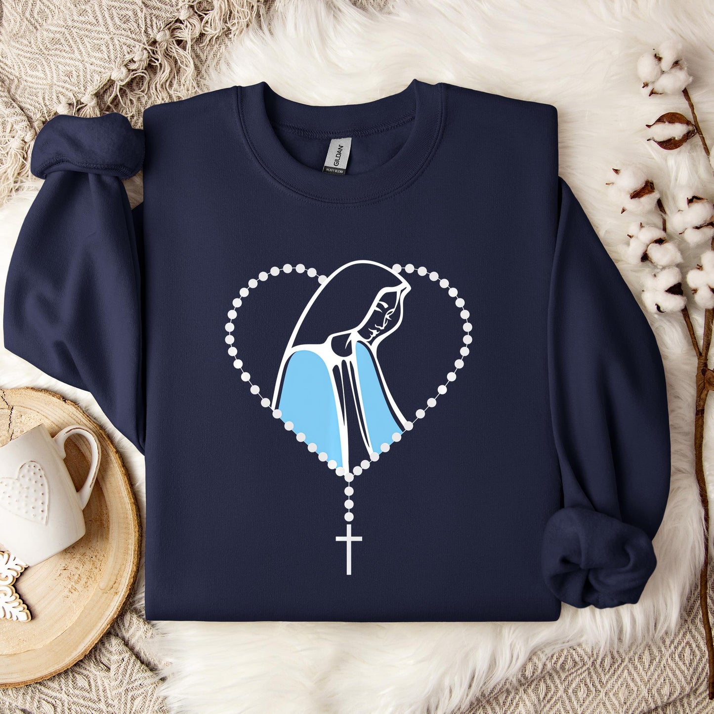 The Holy Virgin Mary 42 Sweatshirt