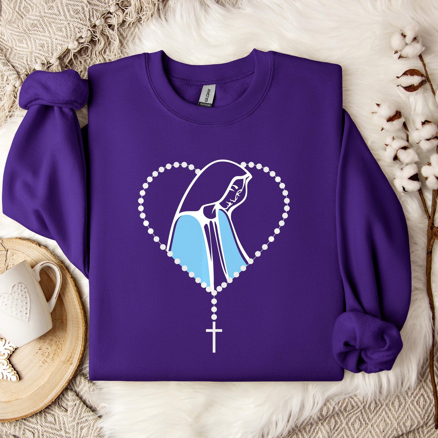 The Holy Virgin Mary 42 Sweatshirt