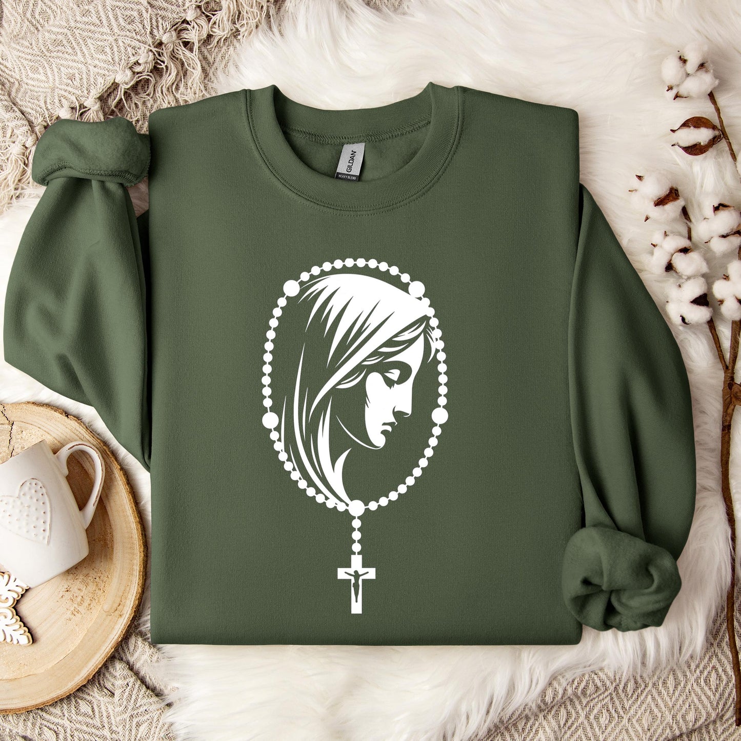 The Holy Virgin Mary 43 Sweatshirt