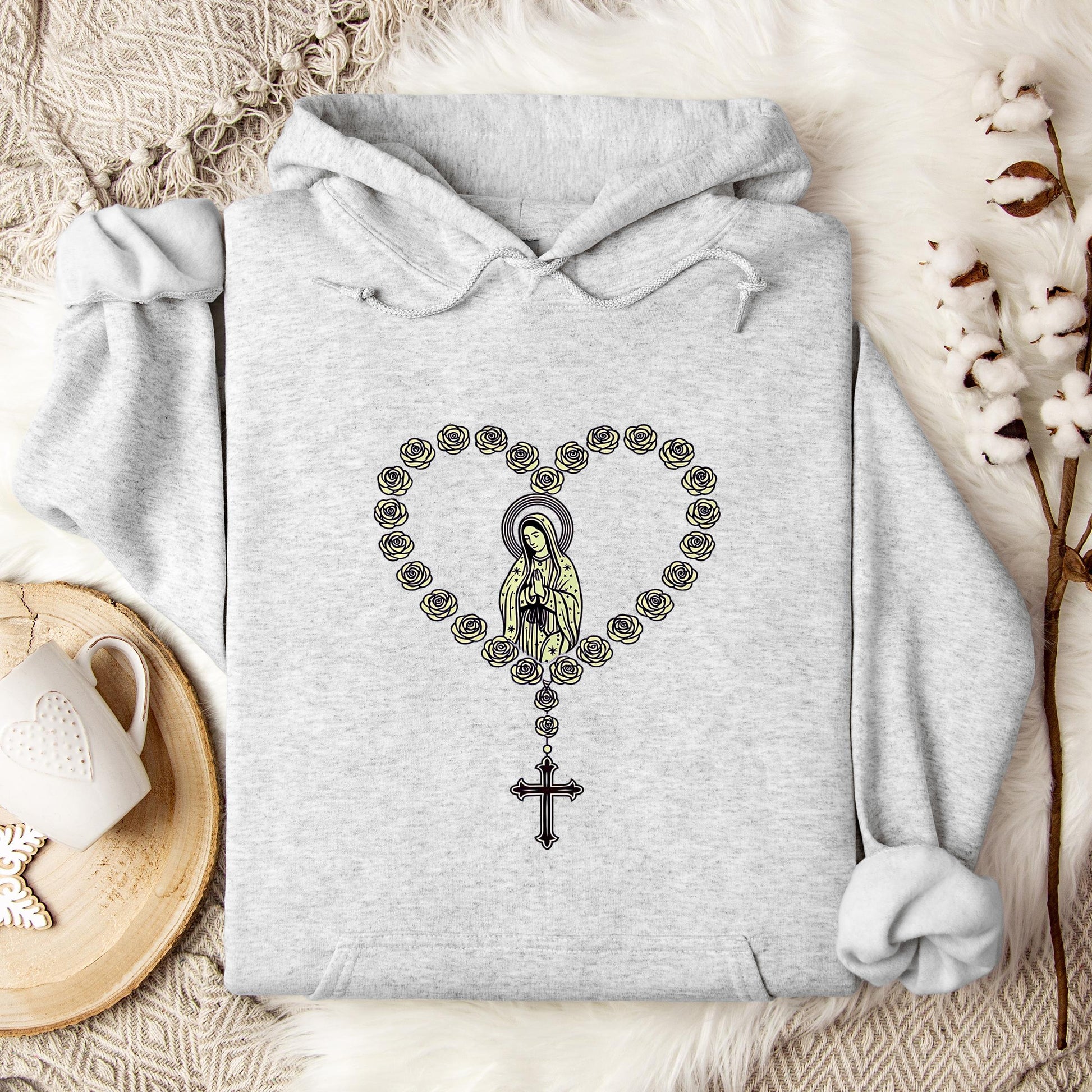 The Holy Virgin Mary 44 Hoodie