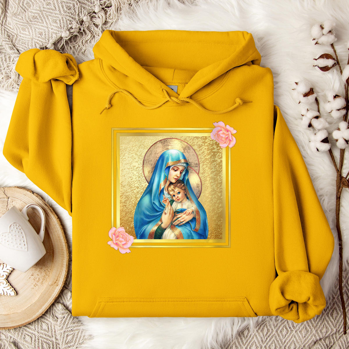 The Holy Virgin Mary 46 Hoodie