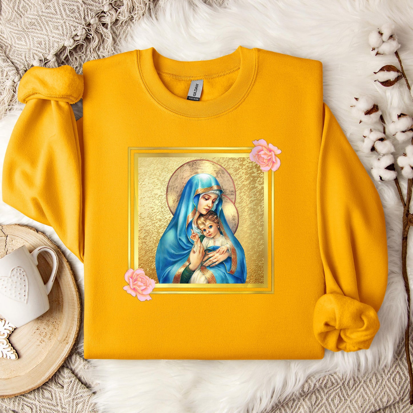 The Holy Virgin Mary 46 Sweatshirt
