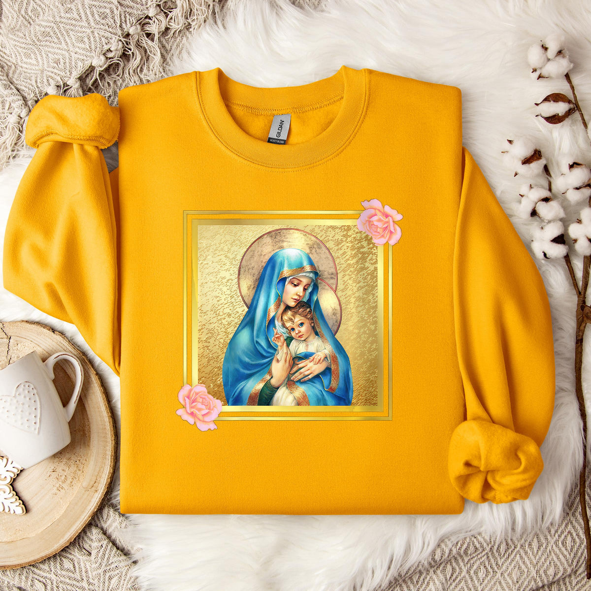 The Holy Virgin Mary 46 Sweatshirt