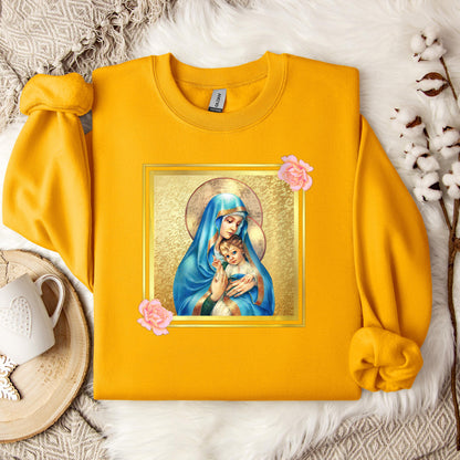 The Holy Virgin Mary 46 Sweatshirt