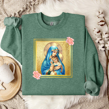 The Holy Virgin Mary 46 Sweatshirt