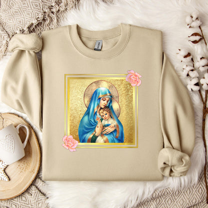 The Holy Virgin Mary 46 Sweatshirt
