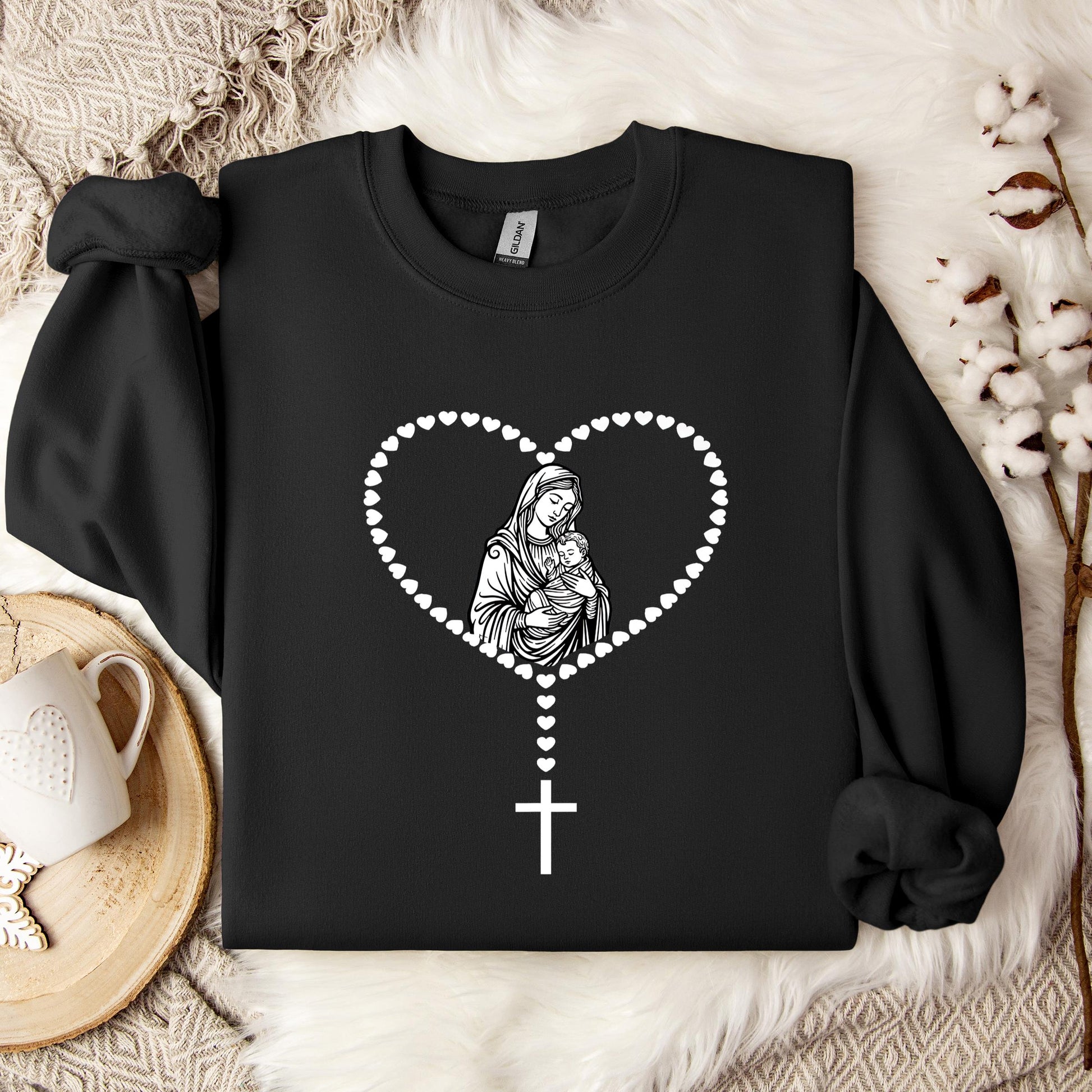 The Holy Virgin Mary 49 Sweatshirt
