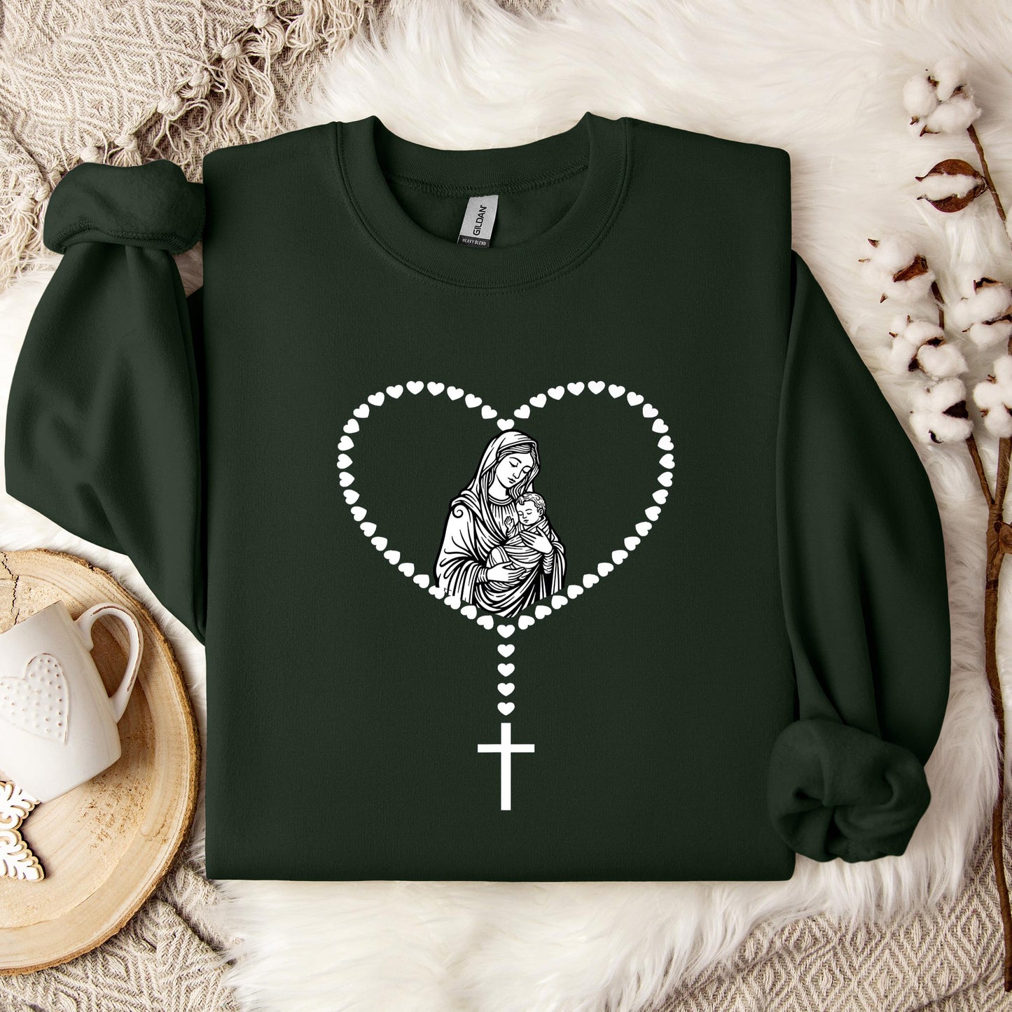The Holy Virgin Mary 49 Sweatshirt