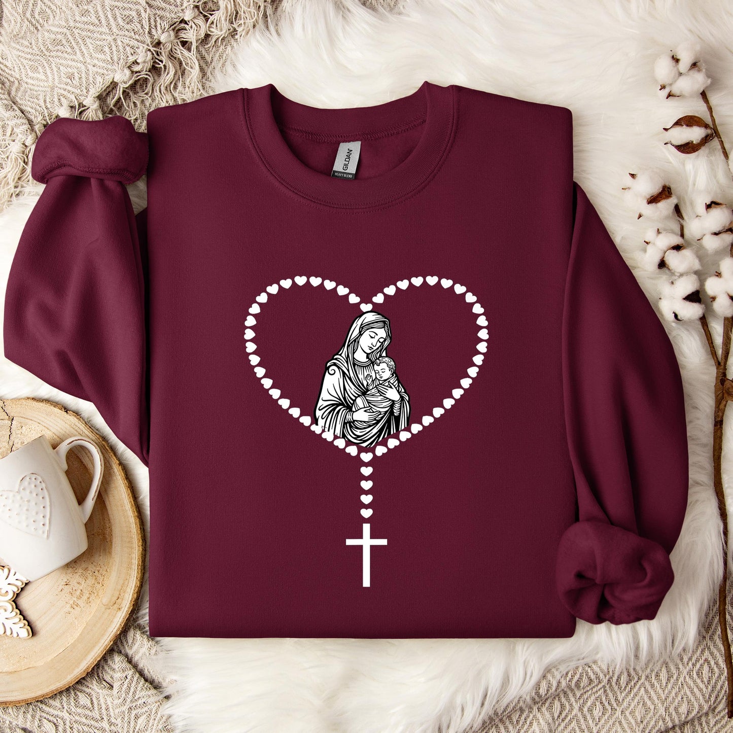 The Holy Virgin Mary 49 Sweatshirt