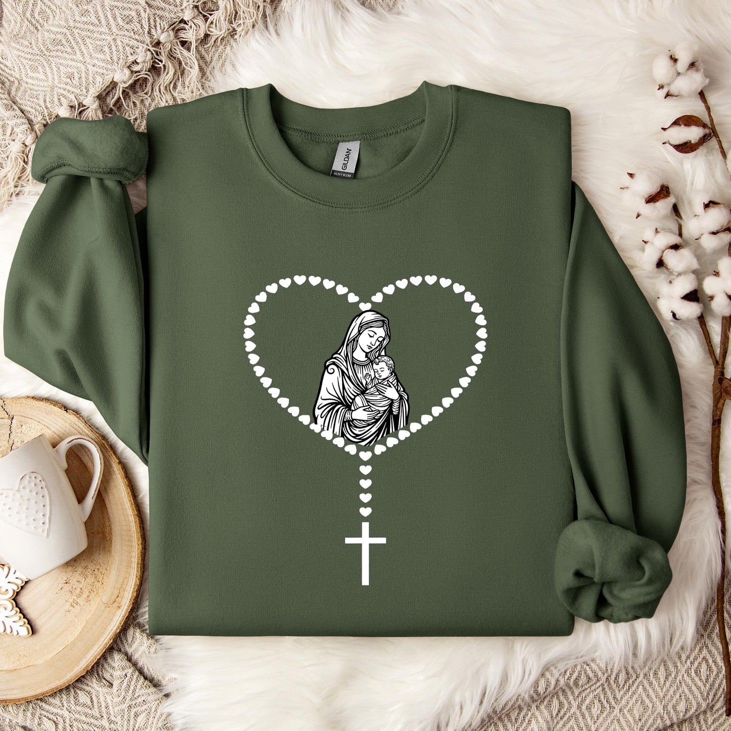 The Holy Virgin Mary 49 Sweatshirt