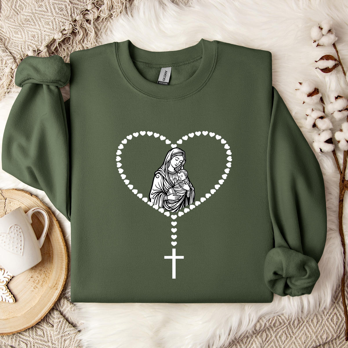 The Holy Virgin Mary 49 Sweatshirt