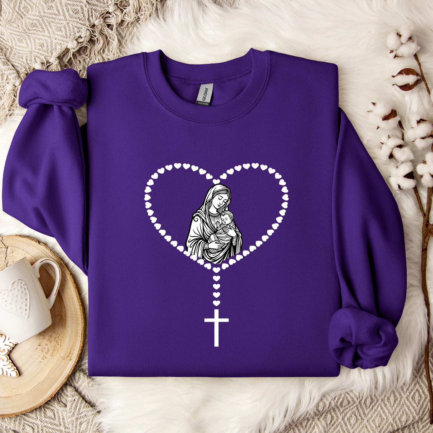 The Holy Virgin Mary 49 Sweatshirt