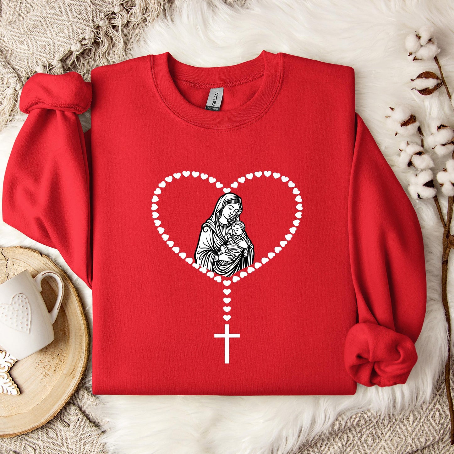 The Holy Virgin Mary 49 Sweatshirt