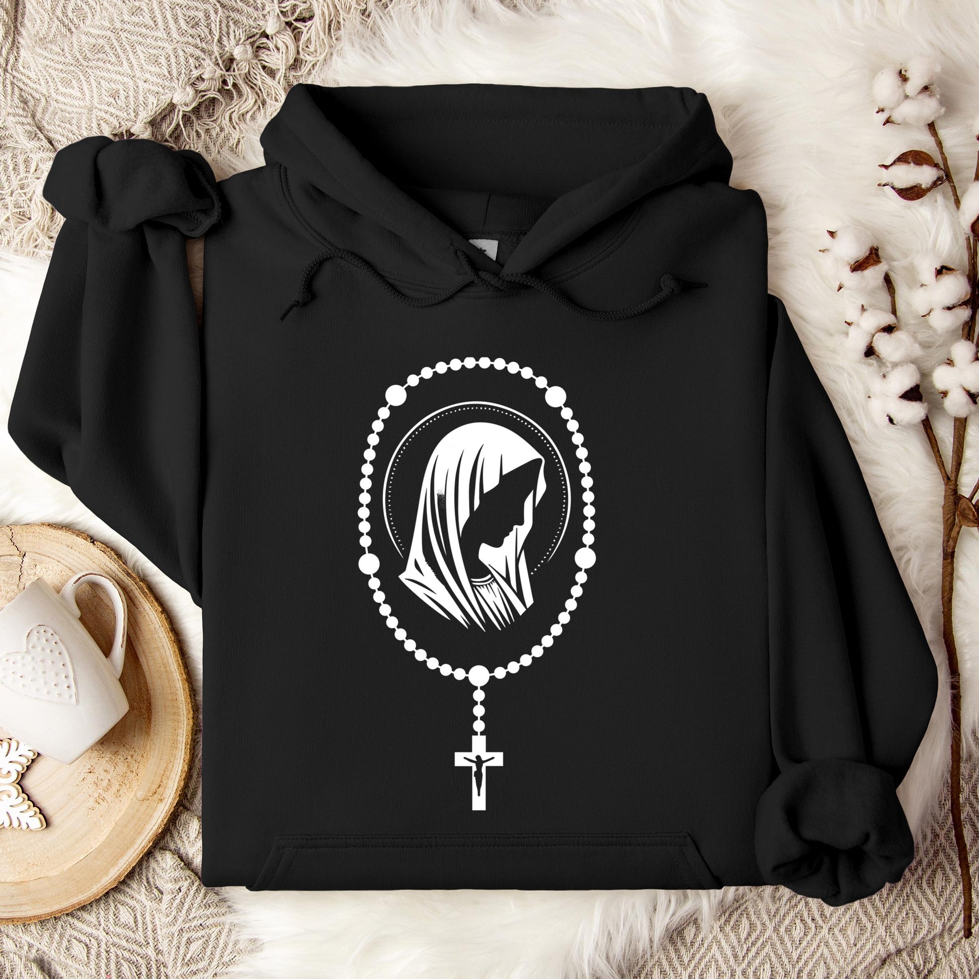 The Holy Virgin Mary 50 Hoodie