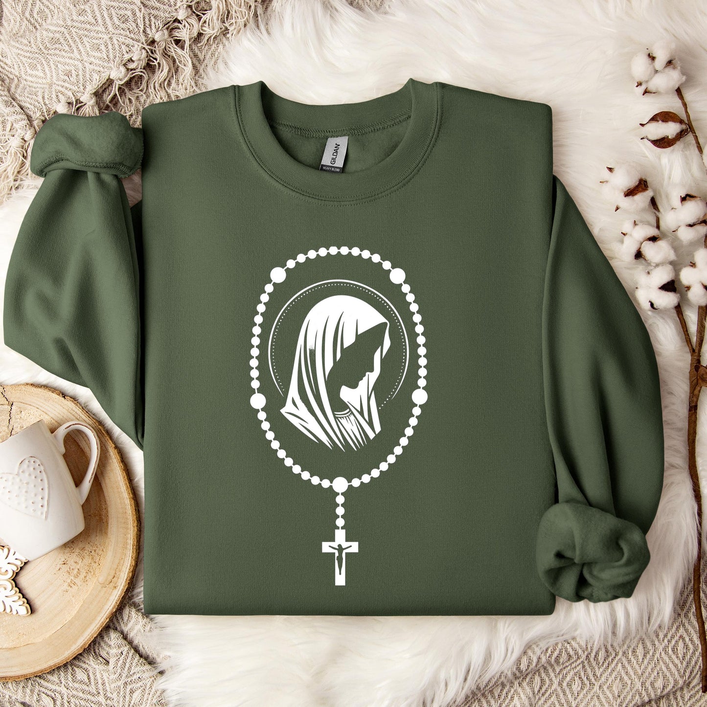 The Holy Virgin Mary 50 Sweatshirt