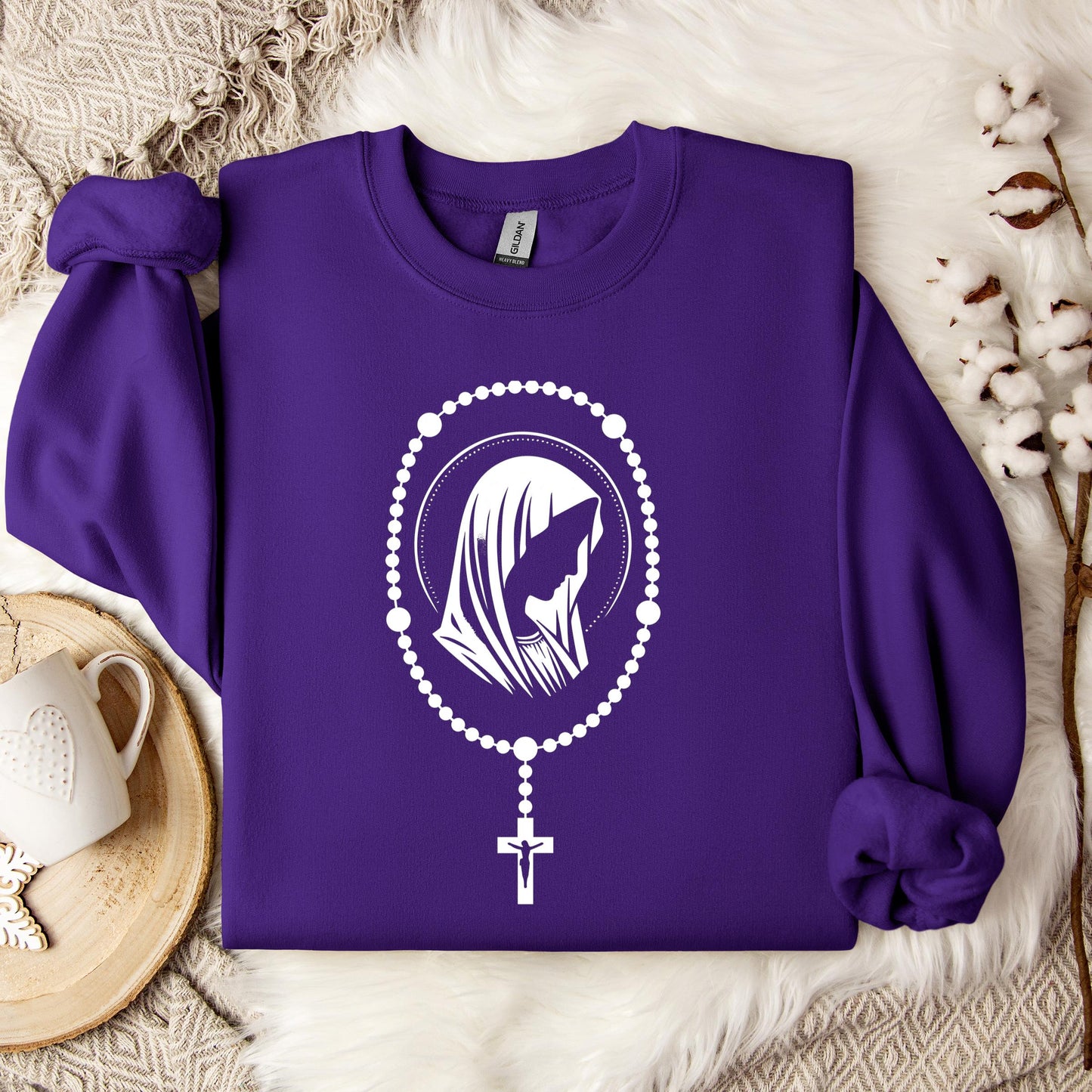 The Holy Virgin Mary 50 Sweatshirt