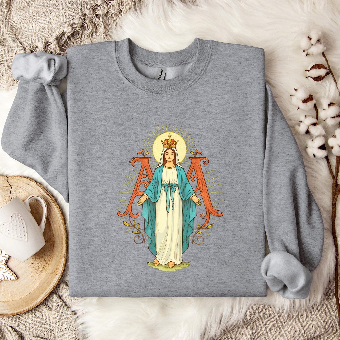The Holy Virgin Mary 52 Sweatshirt