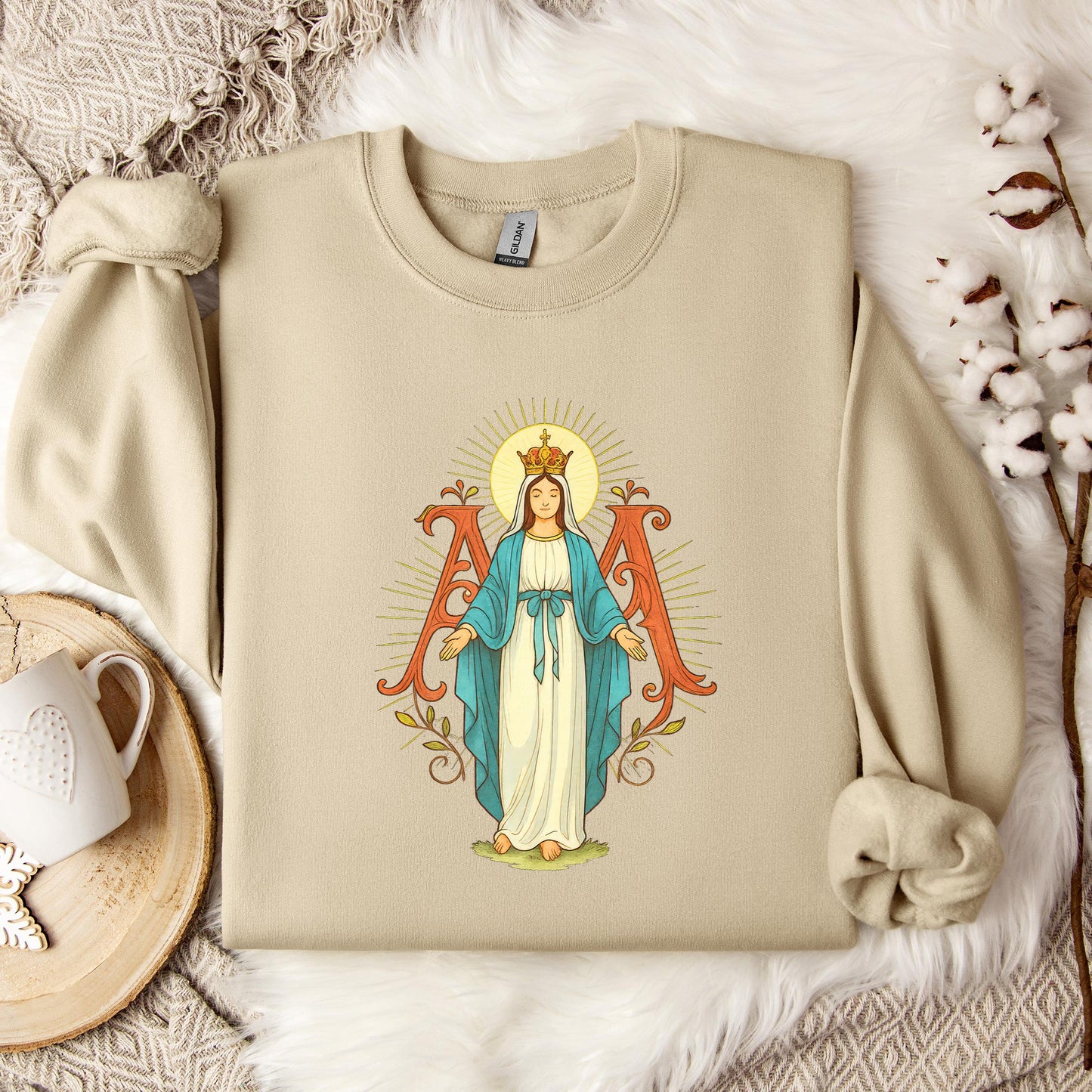 The Holy Virgin Mary 52 Sweatshirt