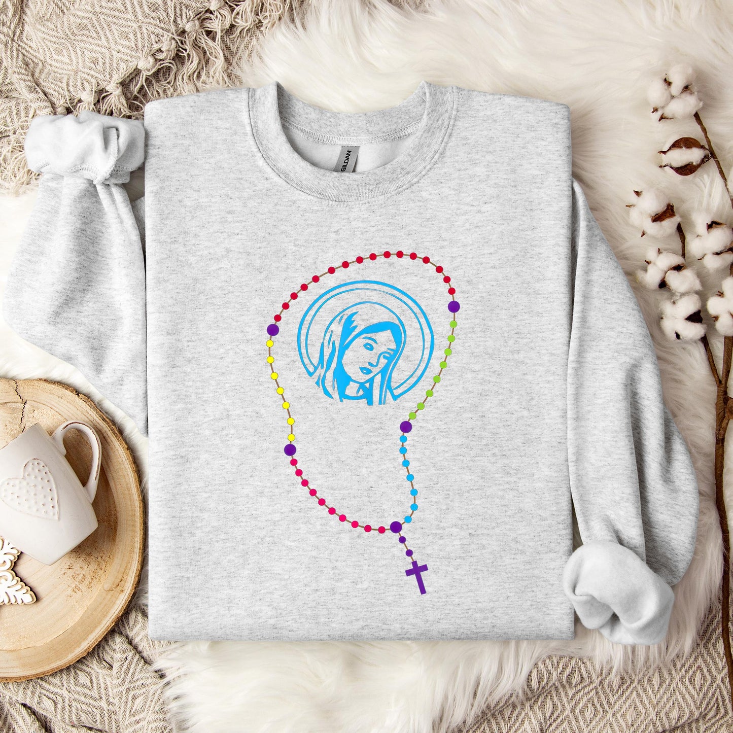 The Holy Virgin Mary 53 Sweatshirt