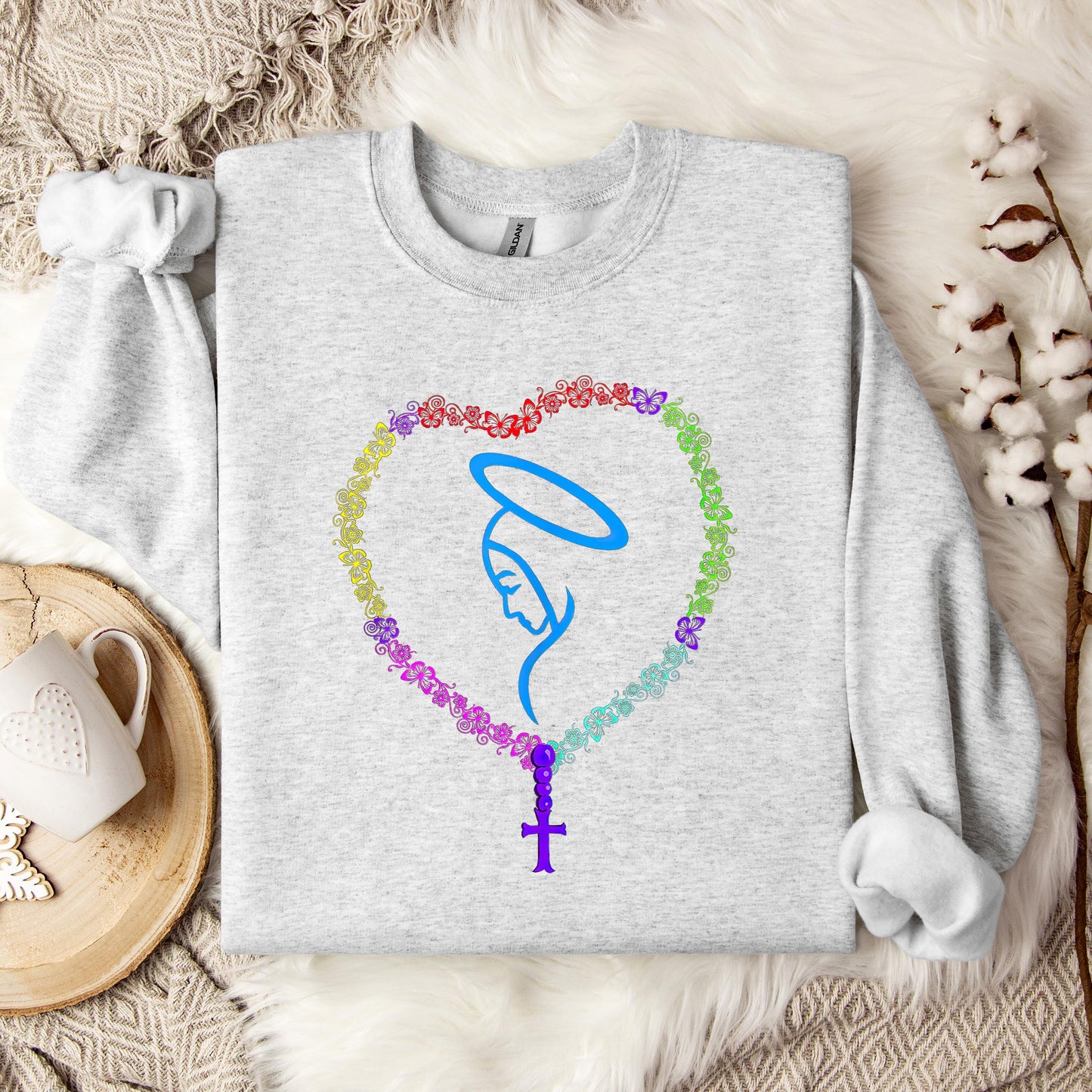 The Holy Virgin Mary 54 Sweatshirt