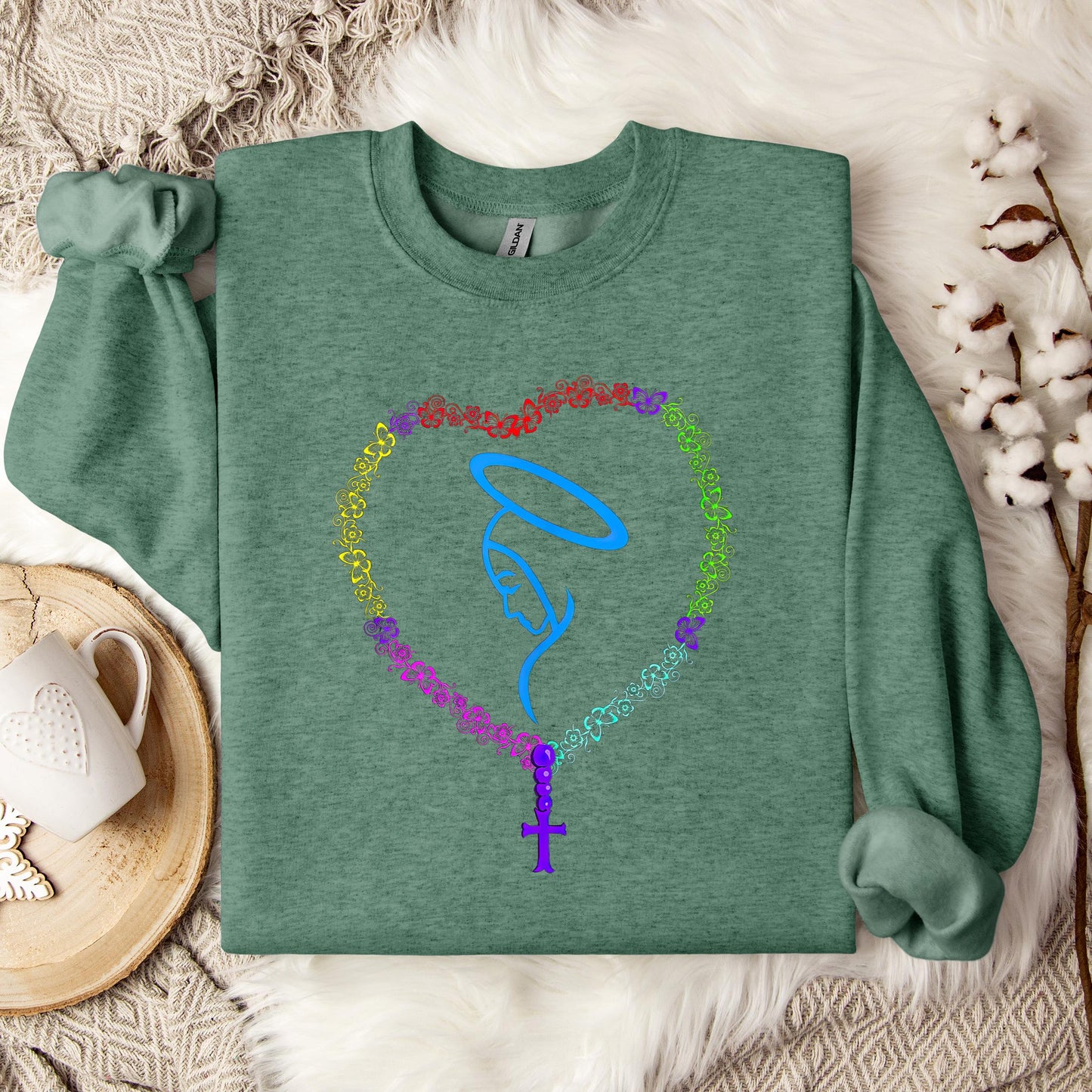 The Holy Virgin Mary 54 Sweatshirt