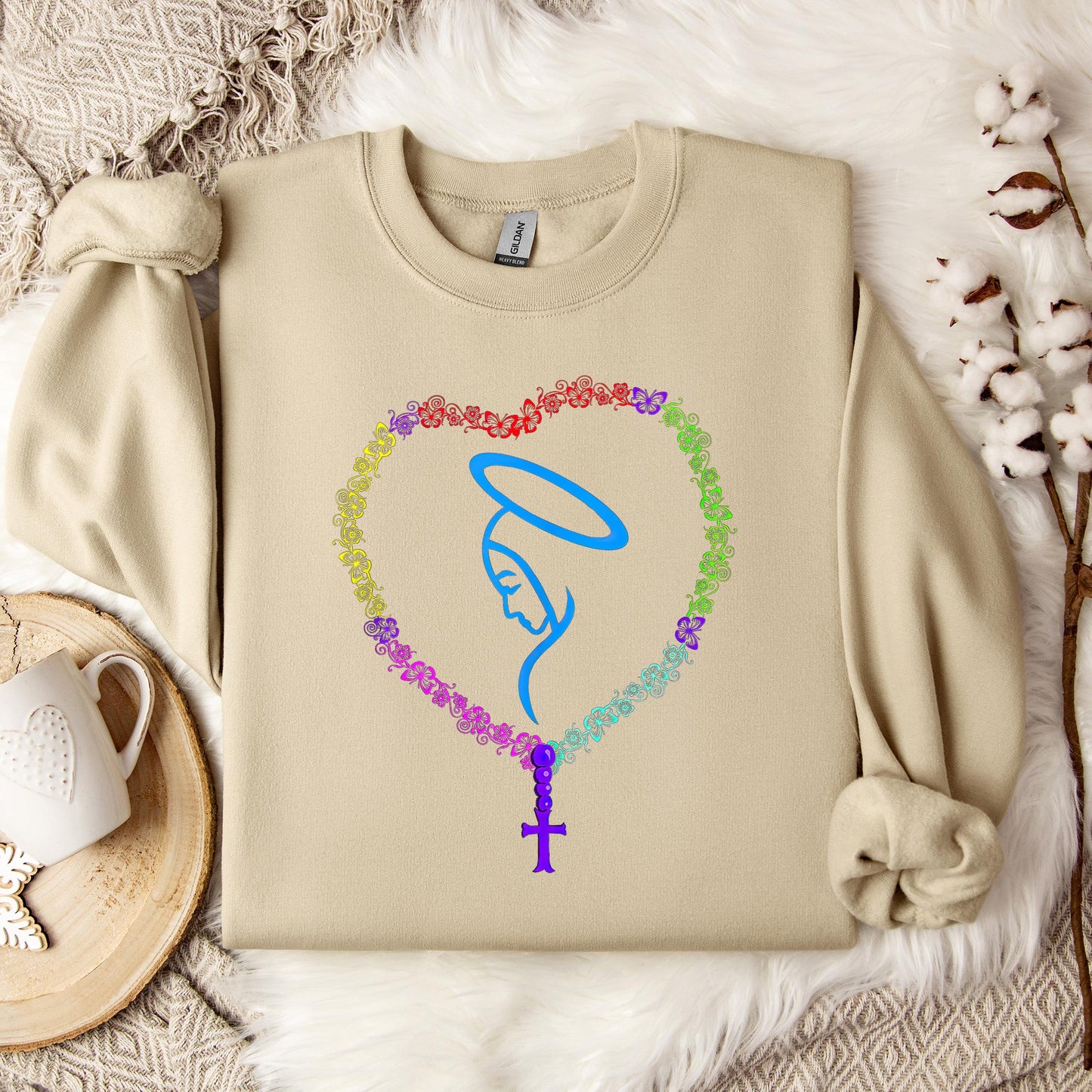 The Holy Virgin Mary 54 Sweatshirt