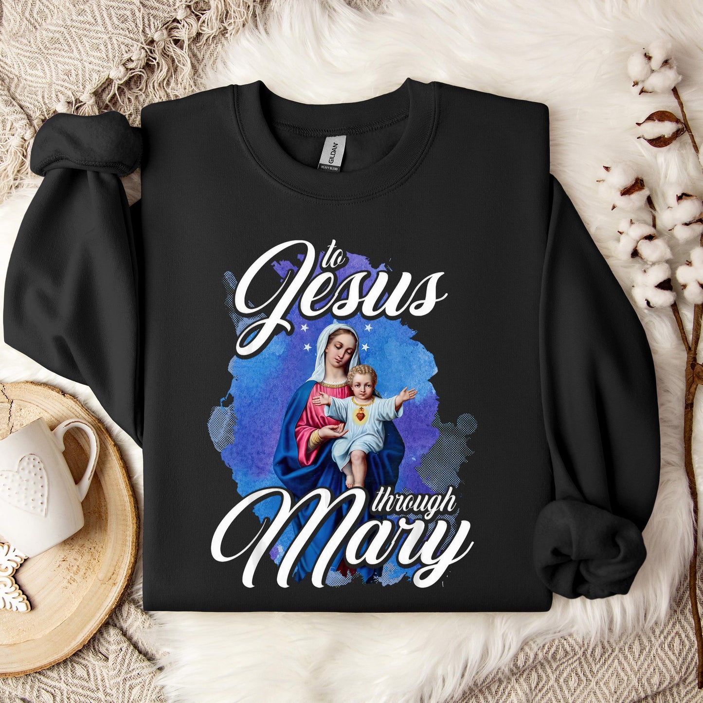 The Holy Virgin Mary 58 Sweatshirt