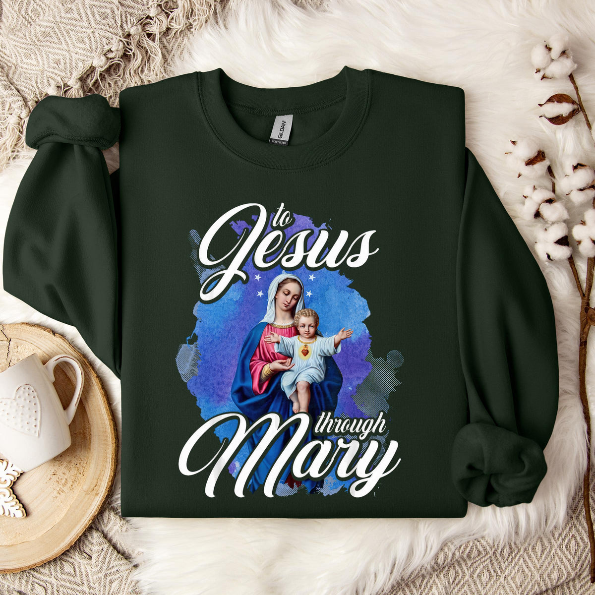 The Holy Virgin Mary 58 Sweatshirt
