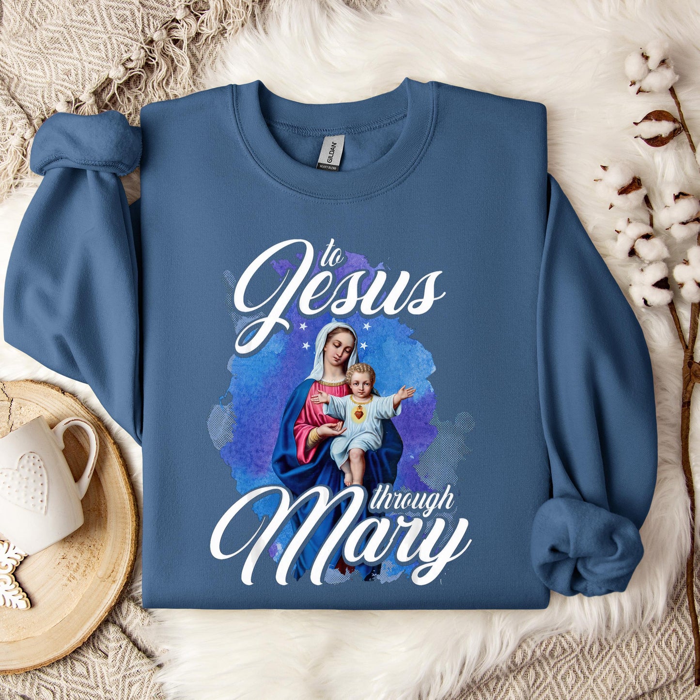The Holy Virgin Mary 58 Sweatshirt