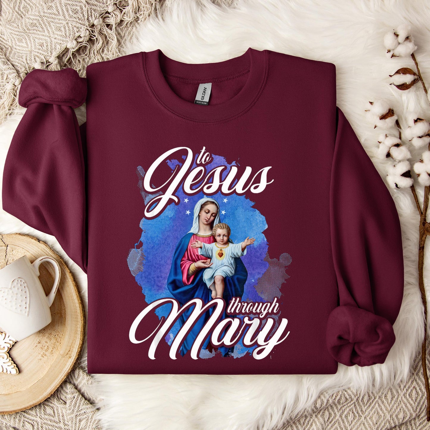 The Holy Virgin Mary 58 Sweatshirt