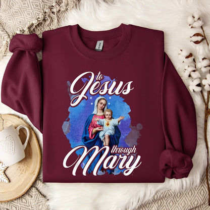 The Holy Virgin Mary 58 Sweatshirt