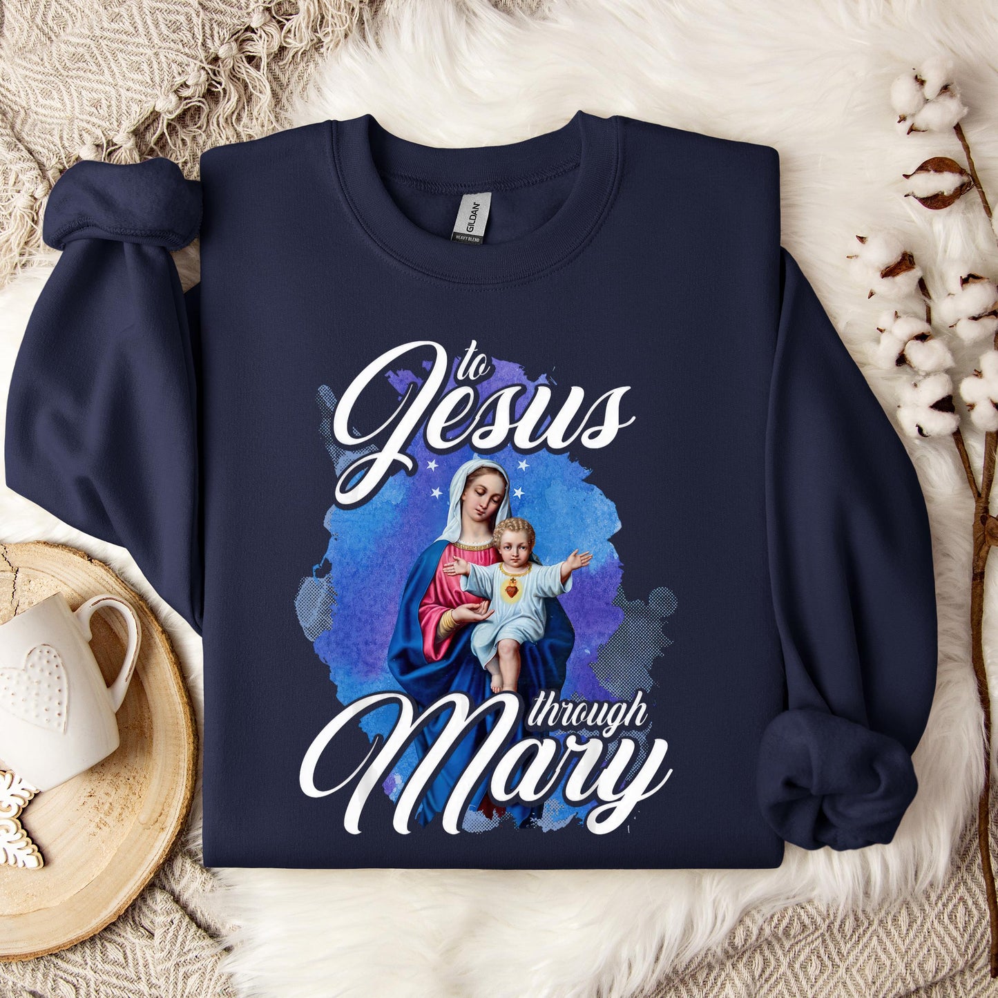 The Holy Virgin Mary 58 Sweatshirt