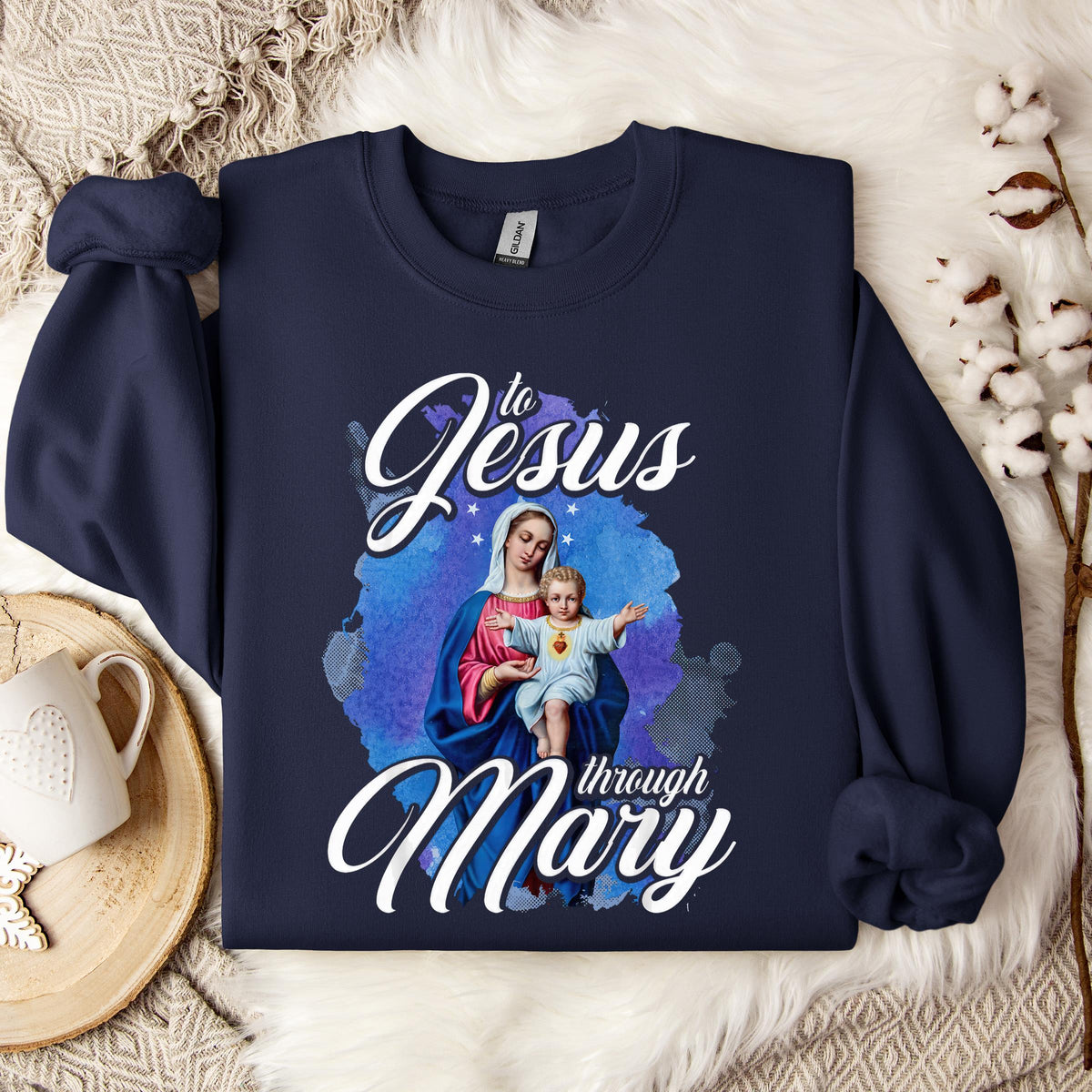 The Holy Virgin Mary 58 Sweatshirt