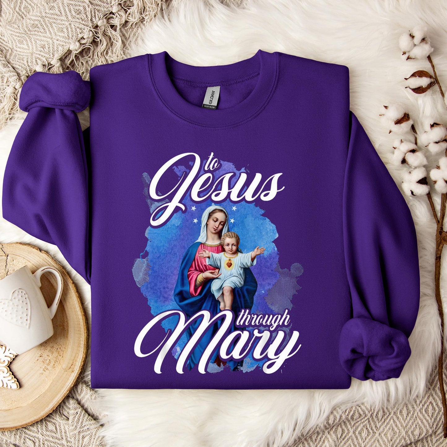 The Holy Virgin Mary 58 Sweatshirt
