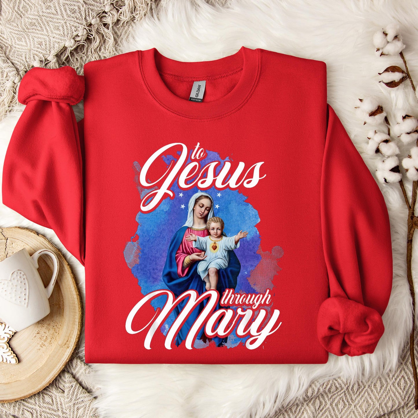 The Holy Virgin Mary 58 Sweatshirt
