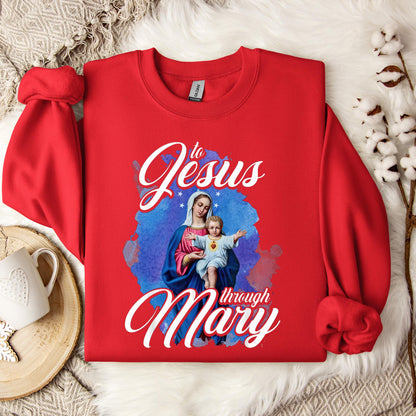 The Holy Virgin Mary 58 Sweatshirt