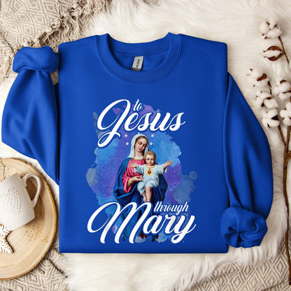 The Holy Virgin Mary 58 Sweatshirt
