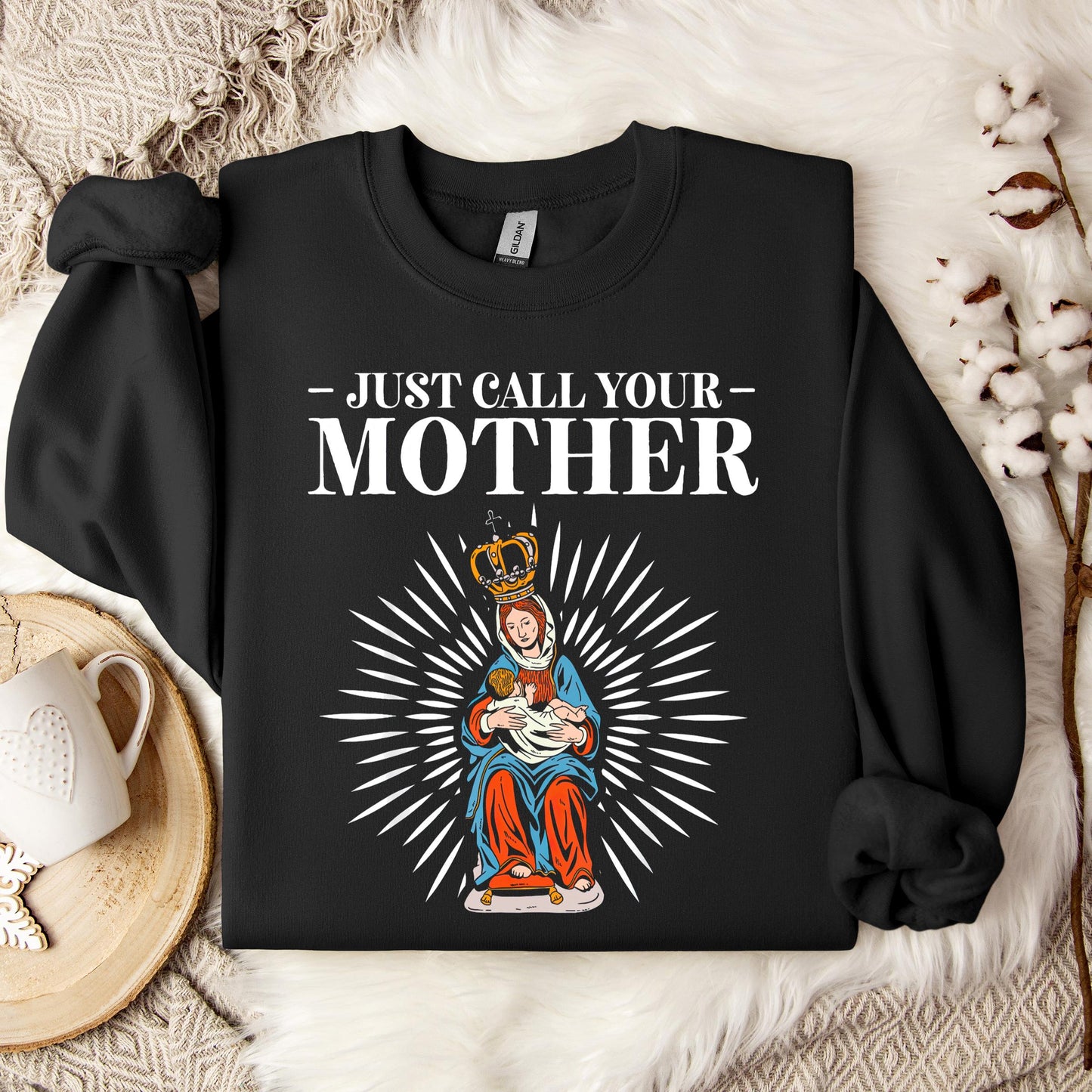 The Holy Virgin Mary 64 Sweatshirt