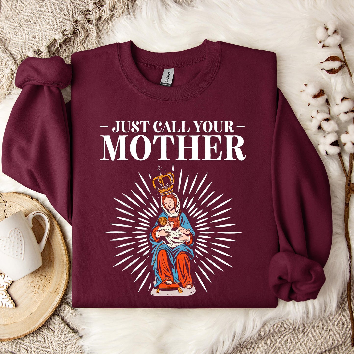 The Holy Virgin Mary 64 Sweatshirt