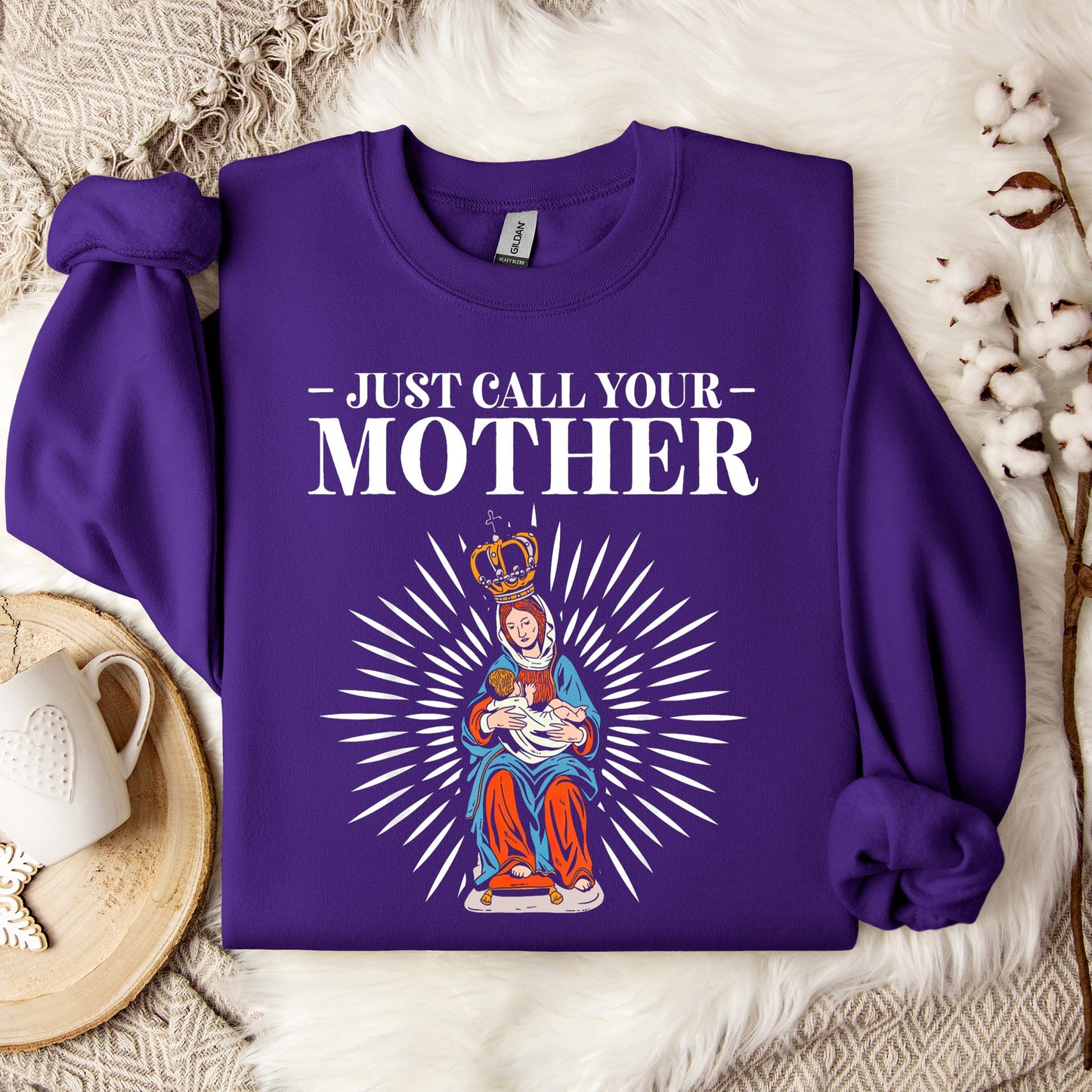 The Holy Virgin Mary 64 Sweatshirt