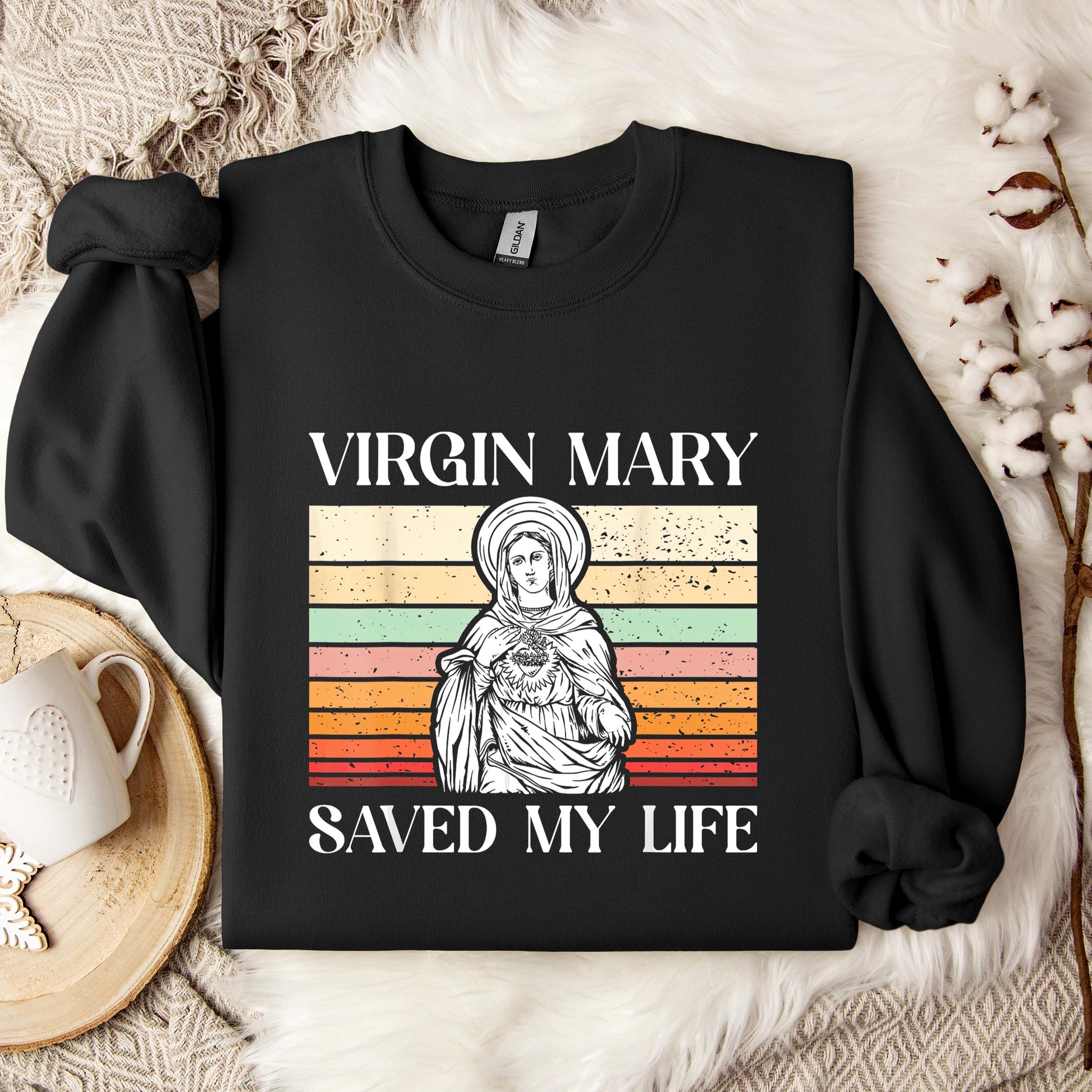 The Holy Virgin Mary 65 Sweatshirt