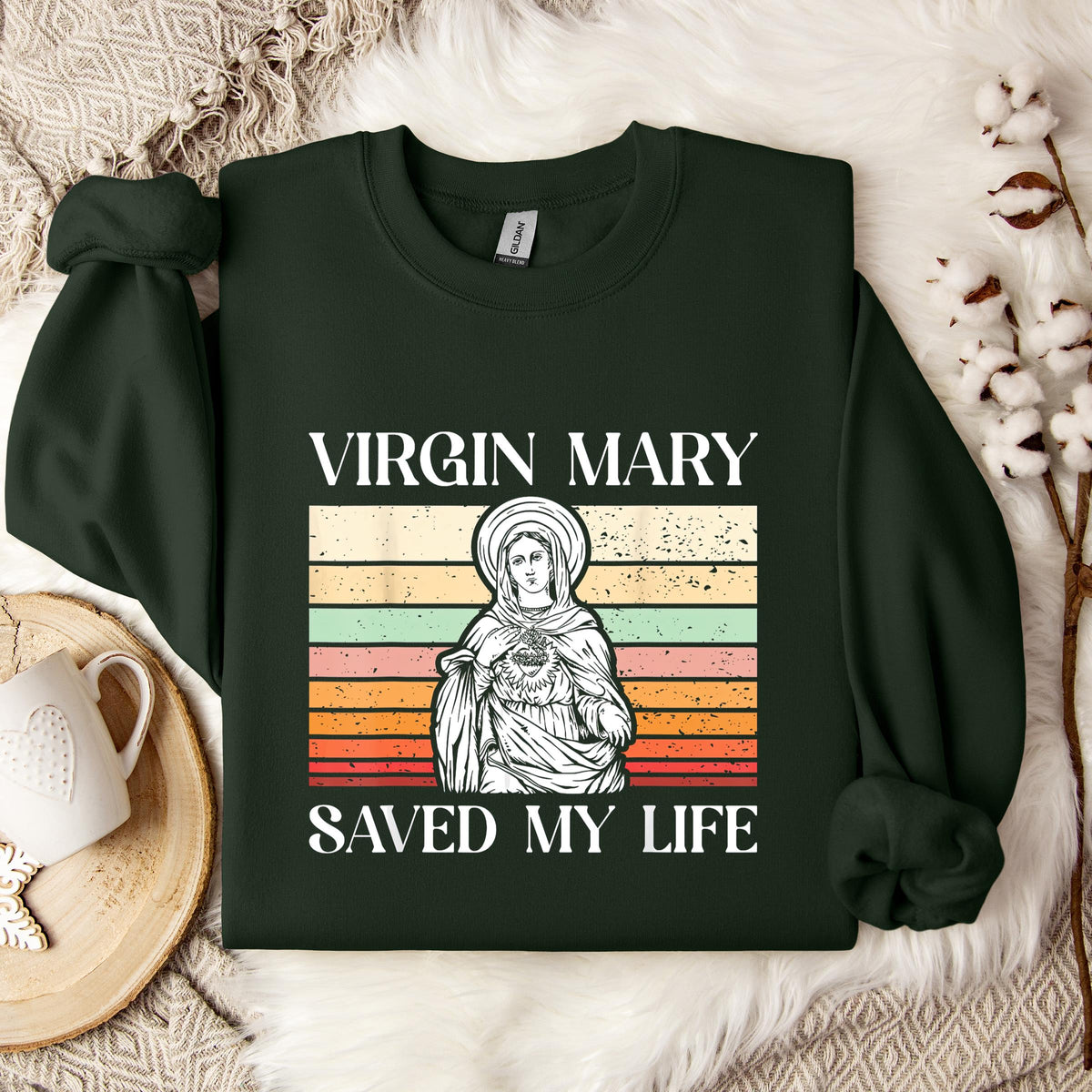 The Holy Virgin Mary 65 Sweatshirt