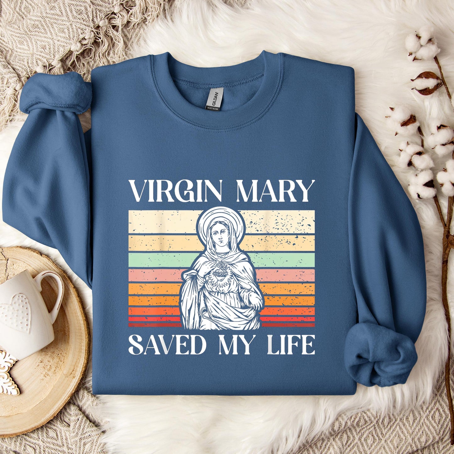 The Holy Virgin Mary 65 Sweatshirt