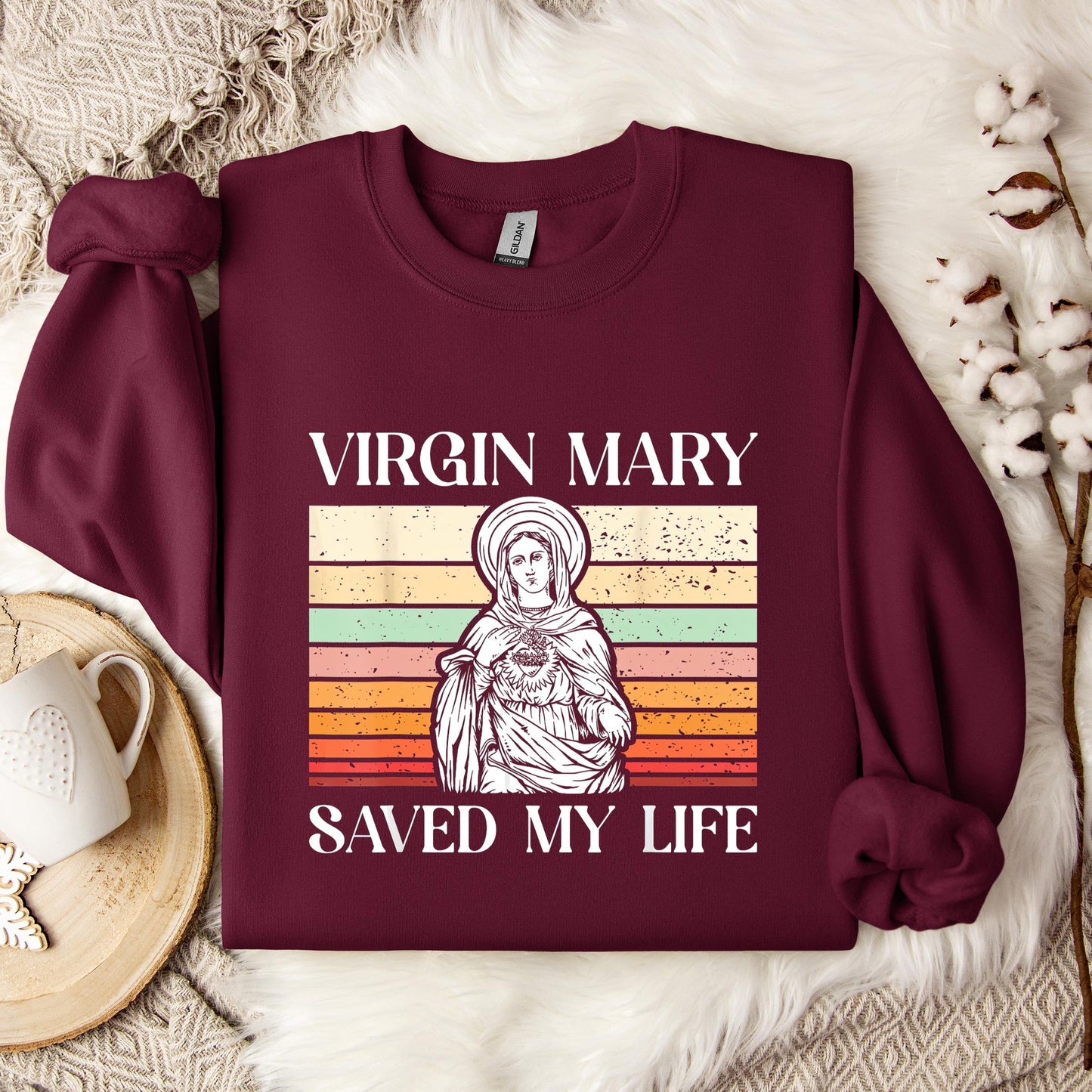 The Holy Virgin Mary 65 Sweatshirt