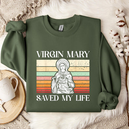 The Holy Virgin Mary 65 Sweatshirt