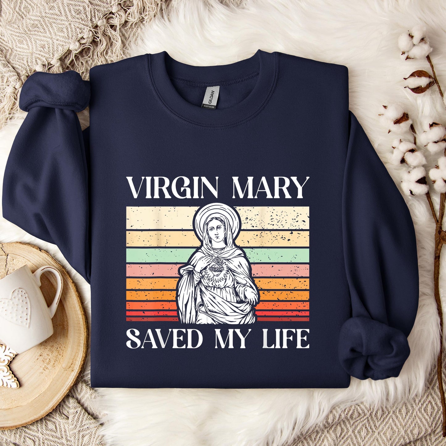 The Holy Virgin Mary 65 Sweatshirt